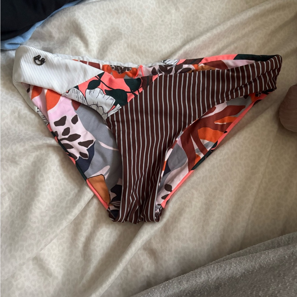 Maaji Floral and Striped Swim Bottoms